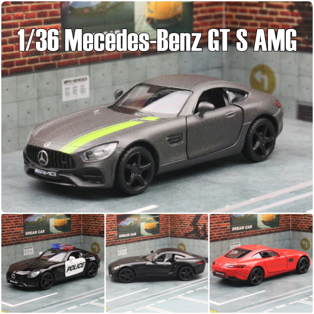 Rmz CITY 1:36 Mercedes-Benz GTS AMG จําลอง Die Cast รถรุ ่ น Diecast โลหะผสมโลหะ Miniature ดึงกลับคอลเลกชันของขวัญสําหรับชายเด ็ ก