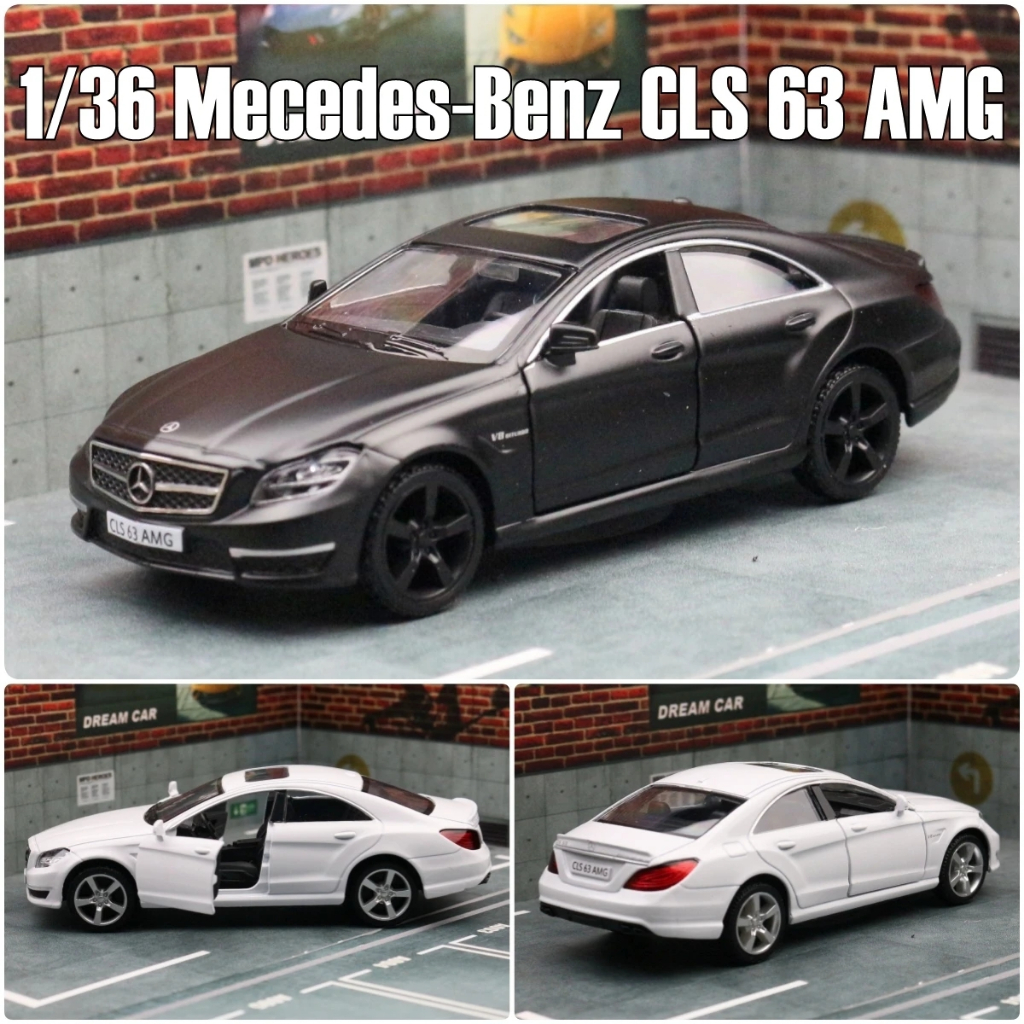 Rmz CITY 1:36 Mercedes-Benz CLS63 AMG C-Class จําลอง Die Cast รถรุ ่ น Diecast โลหะผสมโลหะ Miniature ดึงกลับคอลเลกชันของขวัญสําหรับเด ็ กผู ้ ชายเด ็ ก