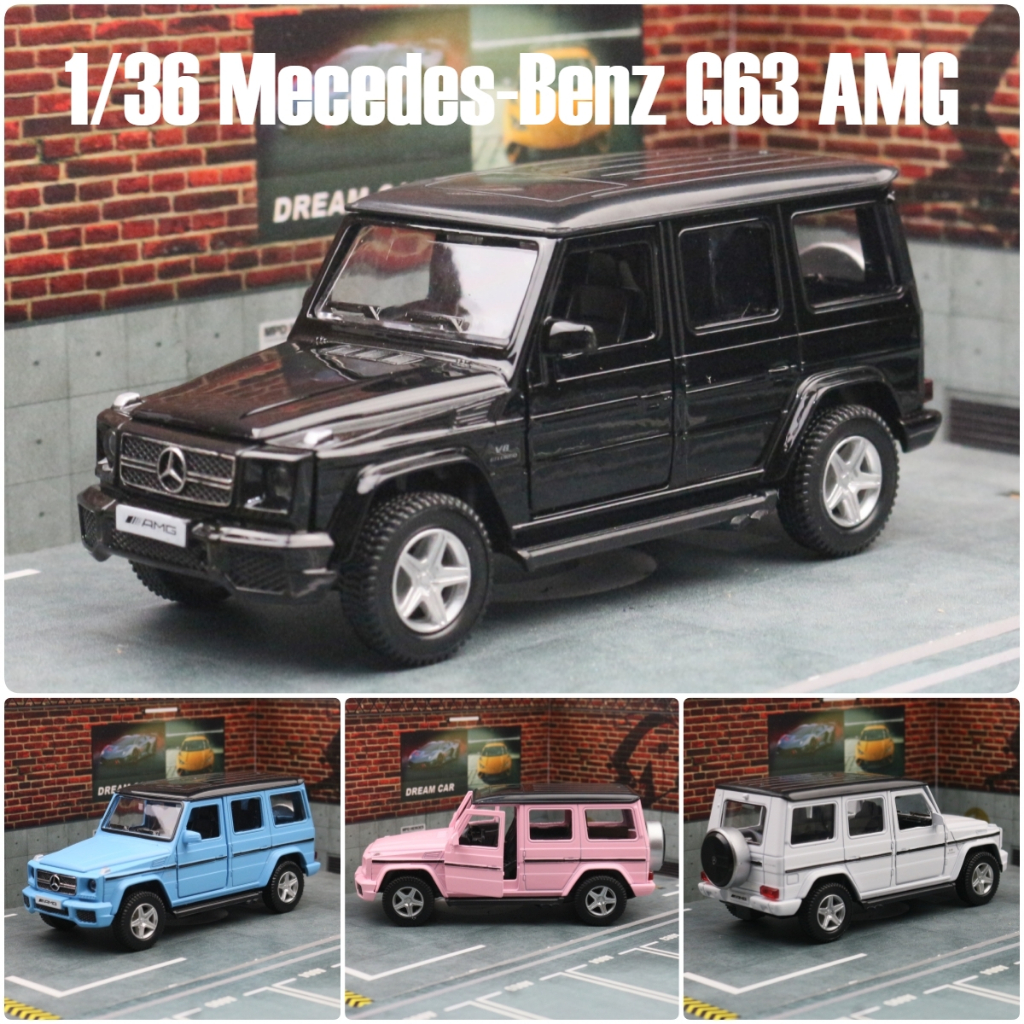 Rmz CITY 1:36 Mercedes-Benz G63 AMG G-Class จําลอง Die Cast รถรุ ่ น Diecast โลหะผสมโลหะ Miniature ดึงกลับคอลเลกชันของขวัญสําหรับเด ็ กผู ้ ชายเด ็ ก