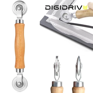 Digidrive เครื่องมือลูกกลิ้งยาง สเตนเลส ทนทาน สําหรับซ่อมแซมหน้าต่าง สําหรับซ่อมแซมหน้าจอประตู Screen Rolling Tool สำหรับติดตั้งหน้าต่างและจอประตู