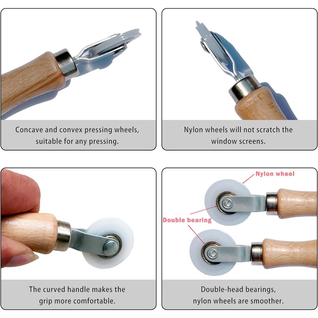 Digidrive เครื่องมือลูกกลิ้งยาง สเตนเลส ทนทาน สําหรับซ่อมแซมหน้าต่าง สําหรับซ่อมแซมหน้าจอประตู Screen Rolling Tool สำหรับติดตั้งหน้าต่างและหน้าจอประตู ราคา ถูกที่สุด ดีลบีเคเค แกลเลอรีภาพที่ 6
