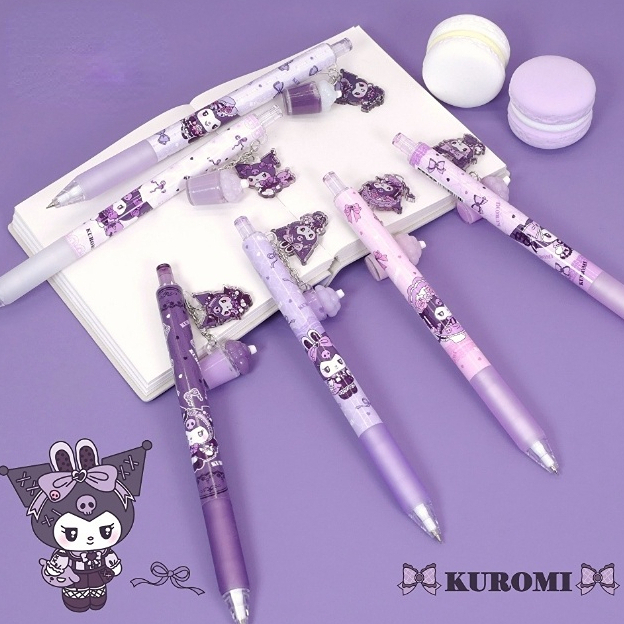 【1Pc/1 ชิ้น】Kuromi ดินสอกด 0.5 ลายการ์ตูนเค้กคุโรมิ สไตล์ญี่ปุ่น สําหรับนักเรียน ของขวัญ