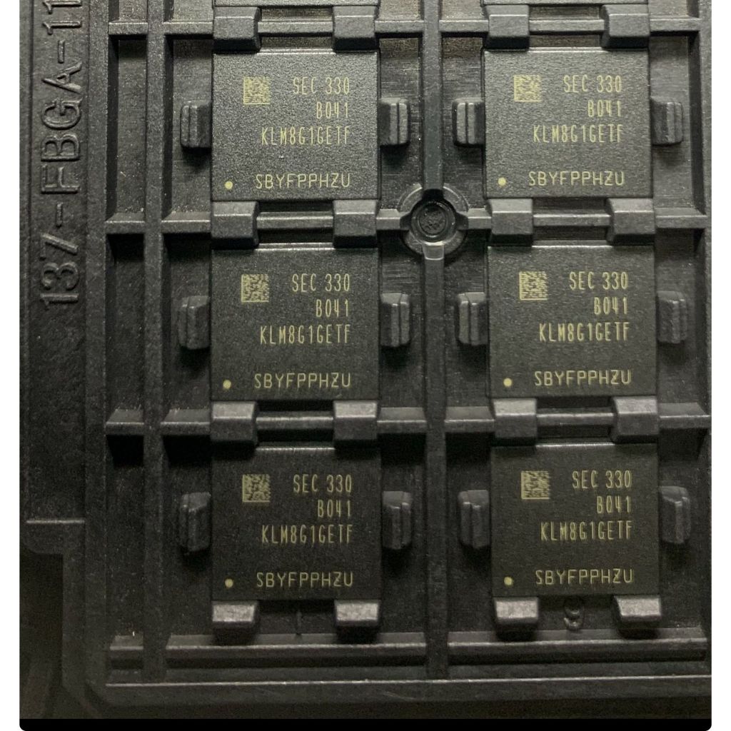ชิป ic KLM8G1GETF-B041 EMMC หน ่ วยความจํา FBGA153 ชิปหน ่ วยความจํา