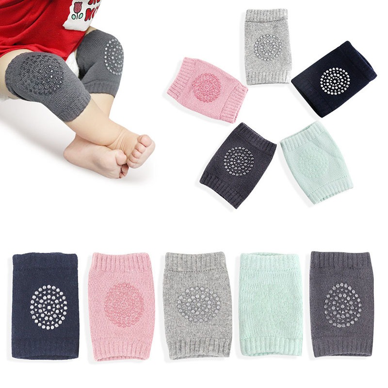 เด ็ กคลาน Anti Slip แผ ่ นรองเข ่ า Unisex เด ็ กวัยหัดเดิน Kneepads ป ้ องกันเข ่ า