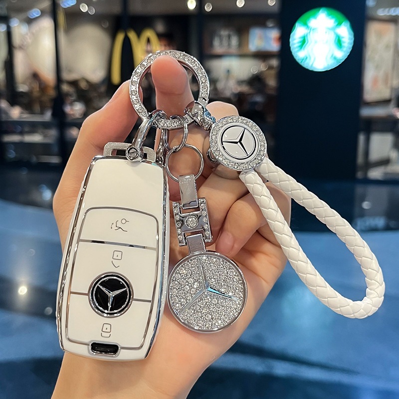 กรณีกุญแจสําหรับ Benz Benz AES GLA GLB GLC GLE GLS G AMG แฟชั ่ นกรณีกุญแจน ่ ารักกรณีกุญแจ Mercedes