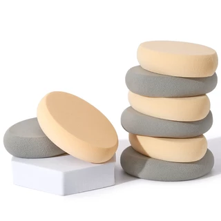 Oval Cosmetic Puff แห้งและเปียกแต่งหน้าฟองน้ำรองพื้นคอนซีลเลอร์เครื่องปั่นอเนกประสงค์เครื่องมือแต่งหน้าอุปกรณ์เสริม