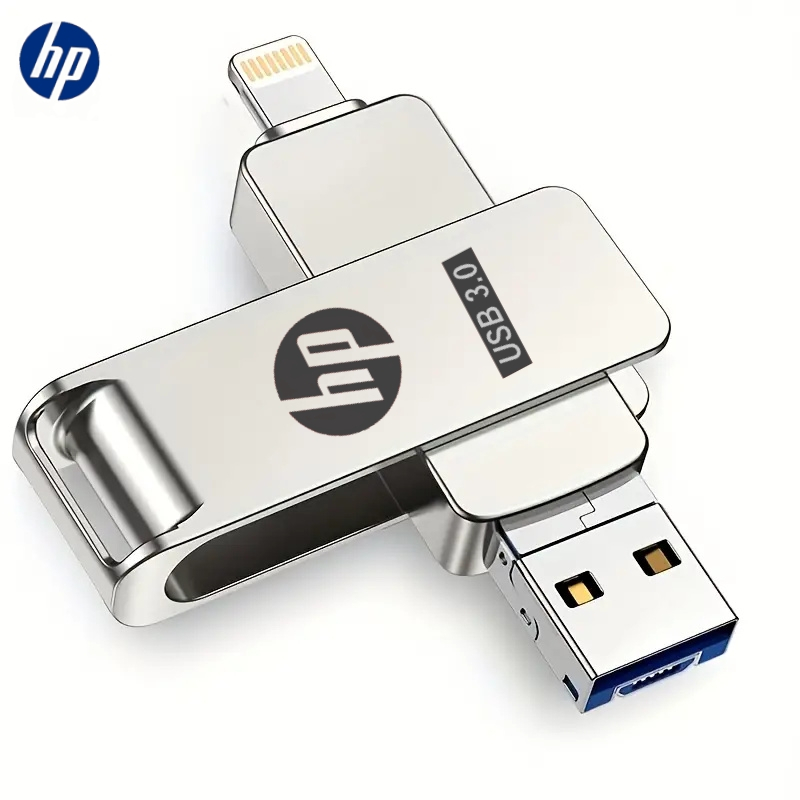 Hp, เหมาะสําหรับ Apple Android typec3 in One โทรศัพท ์ มือถือ u Disk, คุณภาพสูง Dual Drive, หน ่ วยความจําแฟลช USB, ความเร ็ วสูงหน ่ วยความจํา Stick, 1TB หน ่ วยความจําข ้ อมูล otg,