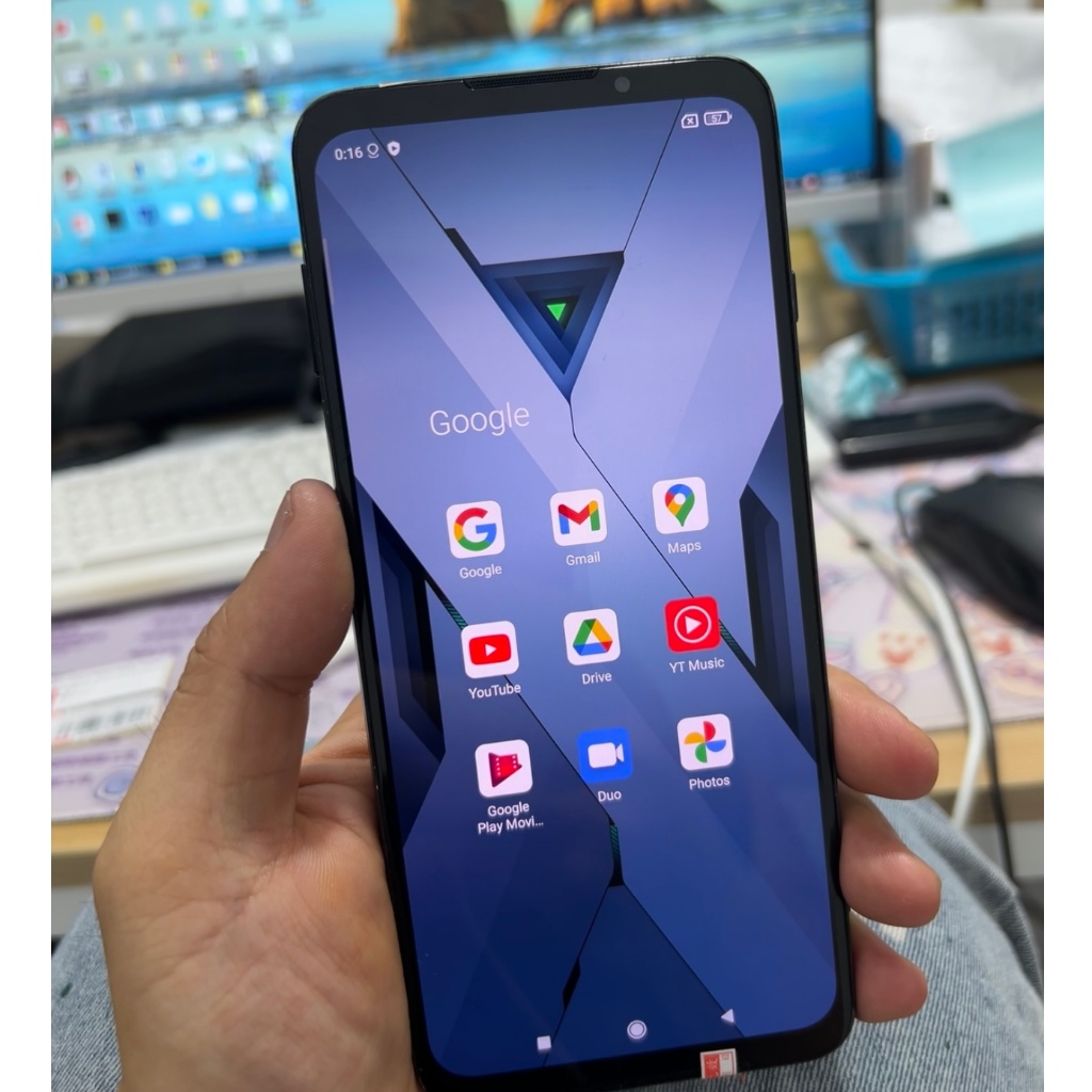 โทรศัพท์มือถือสําหรับเล่นเกม Xiaomi Black Shark 3 มือสองดั้งเดิม 128GB สมาร์ทโฟนสองซิม