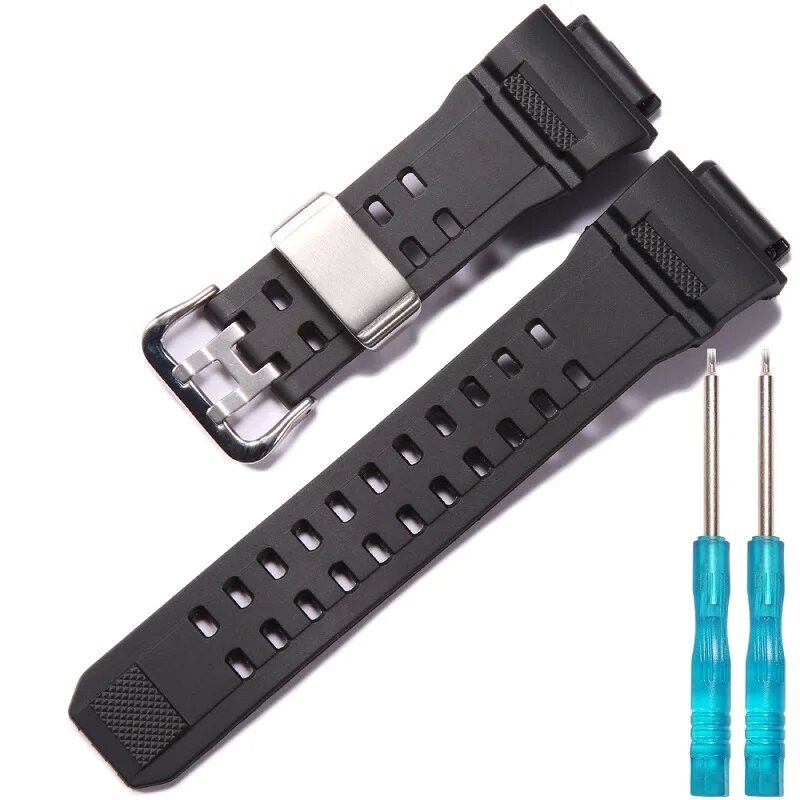 สายเรซิ ่ นเหมาะสําหรับ Caiso G-Shock GW9300 GW-9400 Master Men 's Sports Watch Strap Stainless Stee