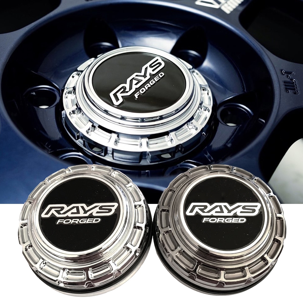 Rays VOLK RACING (VR) 4X4 Center Cap Nickel หรือ Chrome สีและสําหรับ PCD ของ 6H-139.7 เท่านั้น.112mm TE37SB・TE37SB TOURER・TE37SB RAYER SR TAS 05