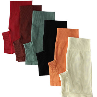 Topsports โยคะเกลียวกางเกงขาสั ้ นยุโรปอเมริกัน High-Stretch…