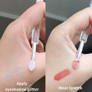 แปรงทาปากนุ ่ มพร ้ อมฝาครอบซิลิโคนหัว Lip Applicator แปรงแต ่ งหน ้ าพร ้ อมฝาปิดริมฝีปากเครื ่ องสําอางผู ้ หญิงความงามแต ่ งหน ้ าเครื ่ องมือ