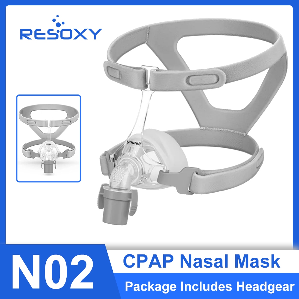 Cpap Nasal Mask หมวกและหัวเข ็ มขัดแบบปรับได ้ สําหรับ CPAP Auto CPAP Nasal Mask