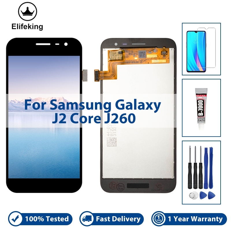 5.0 "LCD สําหรับ Samsung Galaxy J2 Core 2018 J260 จอแสดงผล LCD Touch Screen Digitizer Assembly เปลี่