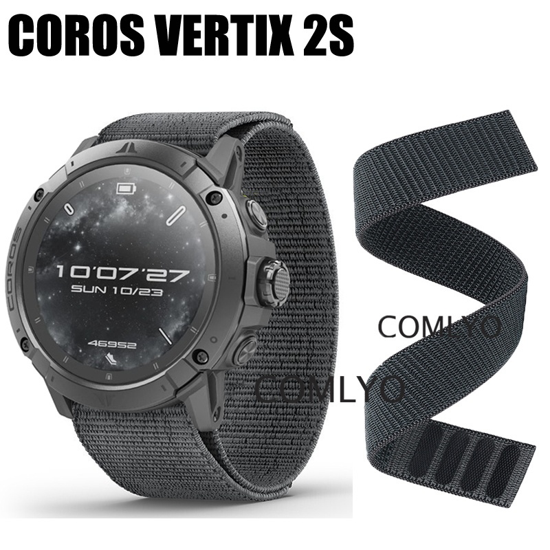 สําหรับ COROS VERTIX 2S สมาร ์ ทสายนาฬิกาไนลอนนุ ่ มกีฬาผู ้ หญิงผู ้ ชายสายรัดข ้ อมือ