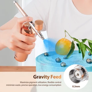 Foreverlily 3 Gear Oxygen Injector ให ้ ความชุ ่ มชื ้ นแก ่ ผิว เหมาะสําหรับการใช ้ งานที ่ หลากหลายรวมถึงเล ็ บ Facial Moisturizing และแต ่ งหน ้ าเค ้ กและคุกกี ้ ตกแต ่ ง