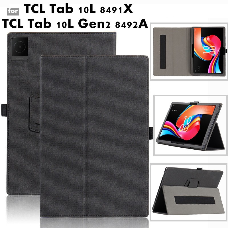 for TCL Tab 10L LTE Gen2 10.1" 8492 Adjustable Stand Cover for TCL Tab 10L 10.1" 8491X Tablet Cover 