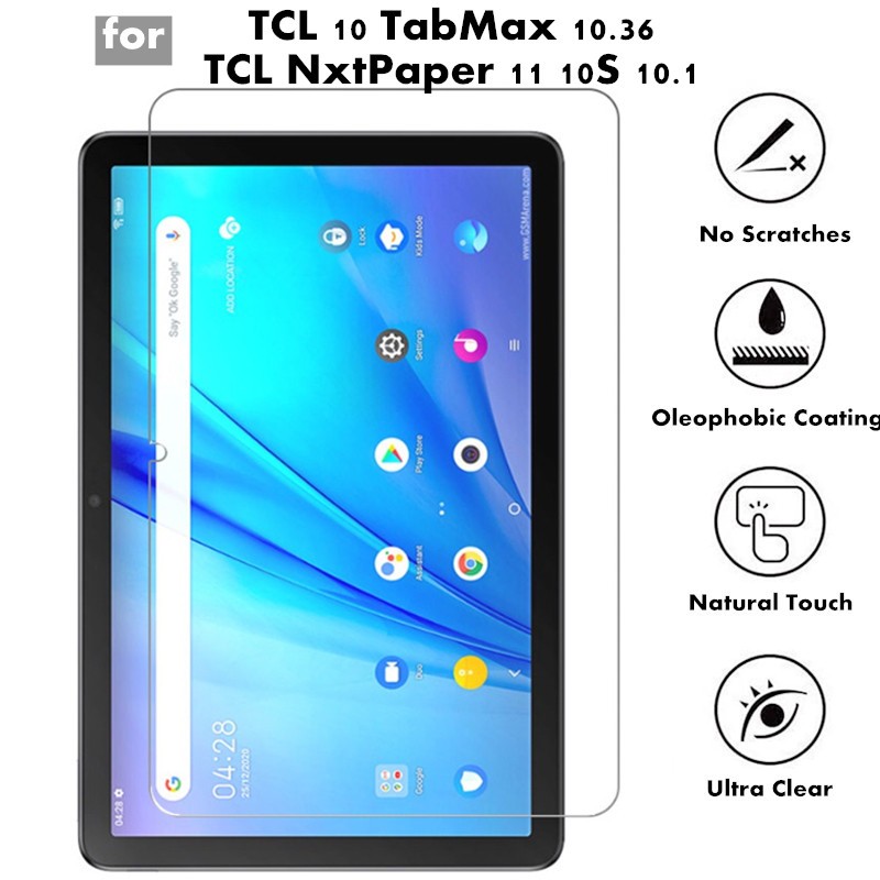 9H Tempered Glass Screen Protector For TCL 10 TabMax 10.36 TCL NxtPaper 11 10S 10.1 Tablet HD Clear 