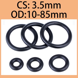 แหวนยางไนไตร โอริง สีดํา O-Ring  CS3.5 มม*OD10-85 มม .
