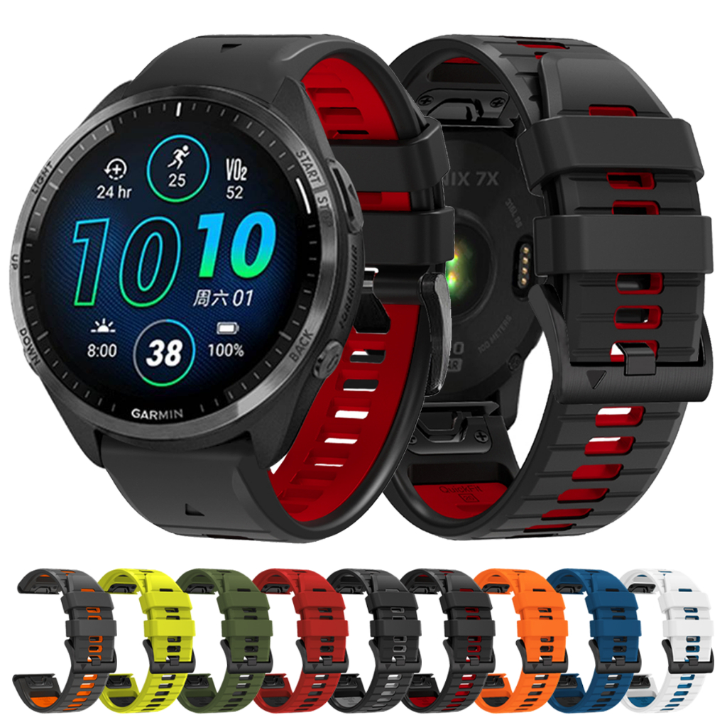 22 มม.26 มม.นาฬิกาสําหรับ Garmin Forerunner 965 955 945 935 Fenix 7 6 Pro 7 6 5 Fenix 7X 6X Pro 7X 6