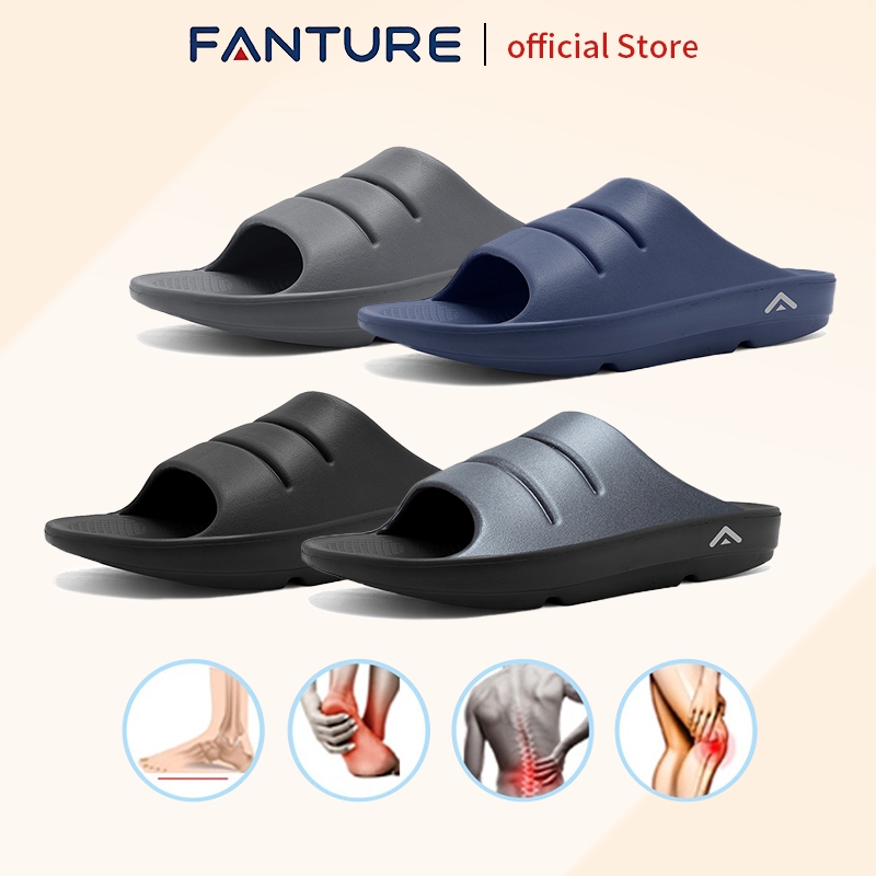 Fanture รองเท้าแตะฟลิปฟลอป แบบนิ่มพิเศษ บรรเทาอาการปวดเท้า สําหรับผู้ชาย และผู้หญิง รุ่นสวมหัวโตรองเท้าเพื่อสุขภาพ น้ำหนักเบา ผู้ที่มีปัญหาเท้าแบน