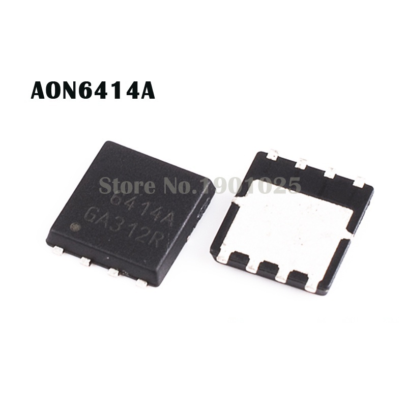 10 ชิ้น/ล็อตส่วนประกอบอิเล็กทรอนิกส์ AON6414A AON6414A 6414A QFN-8 MOSFET