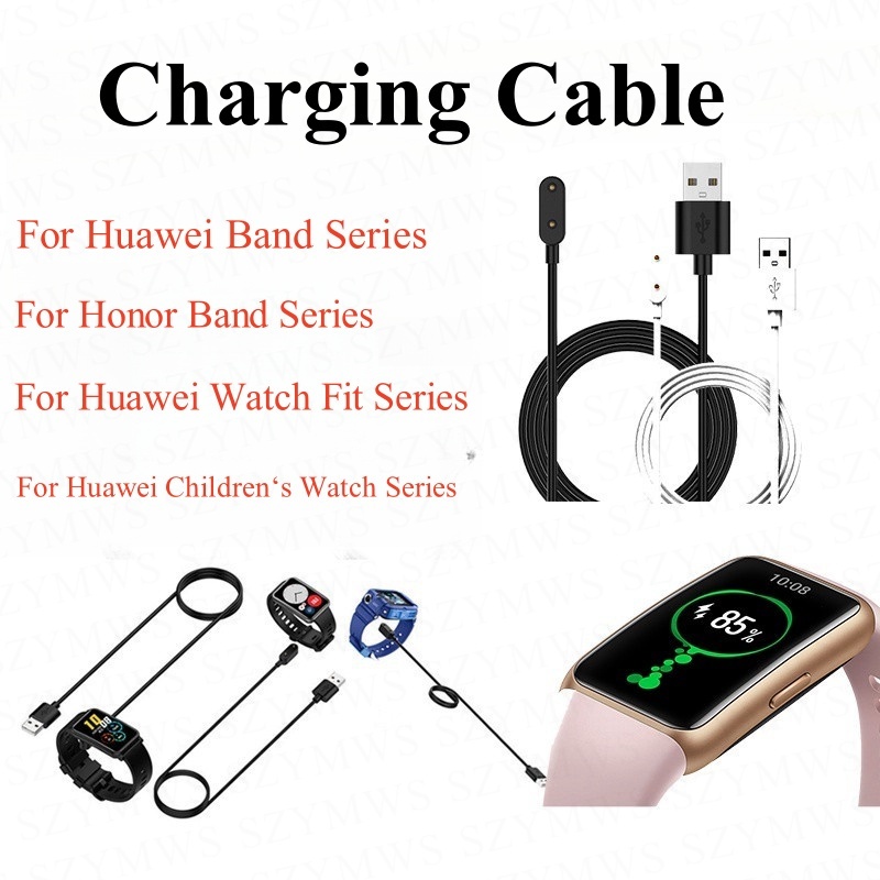 Huawei Honor Band 10 9 8 7 6 Huawei Watch Fit 3 2 Mini Honor นาฬิกา ES Magnetic Charger สายชาร์จ 100