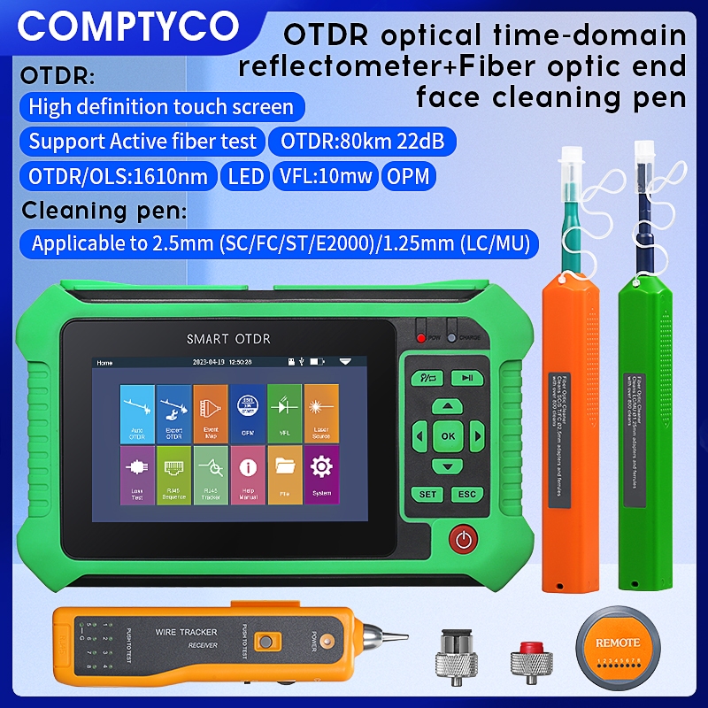 Comptyco เครื่องทดสอบความผิดพลาดแสง OTDR ออปติคัลไฟเบอร์ออปติคอล AUA501 513 500 516 562 565U A RJ45 อเนกประสงค์