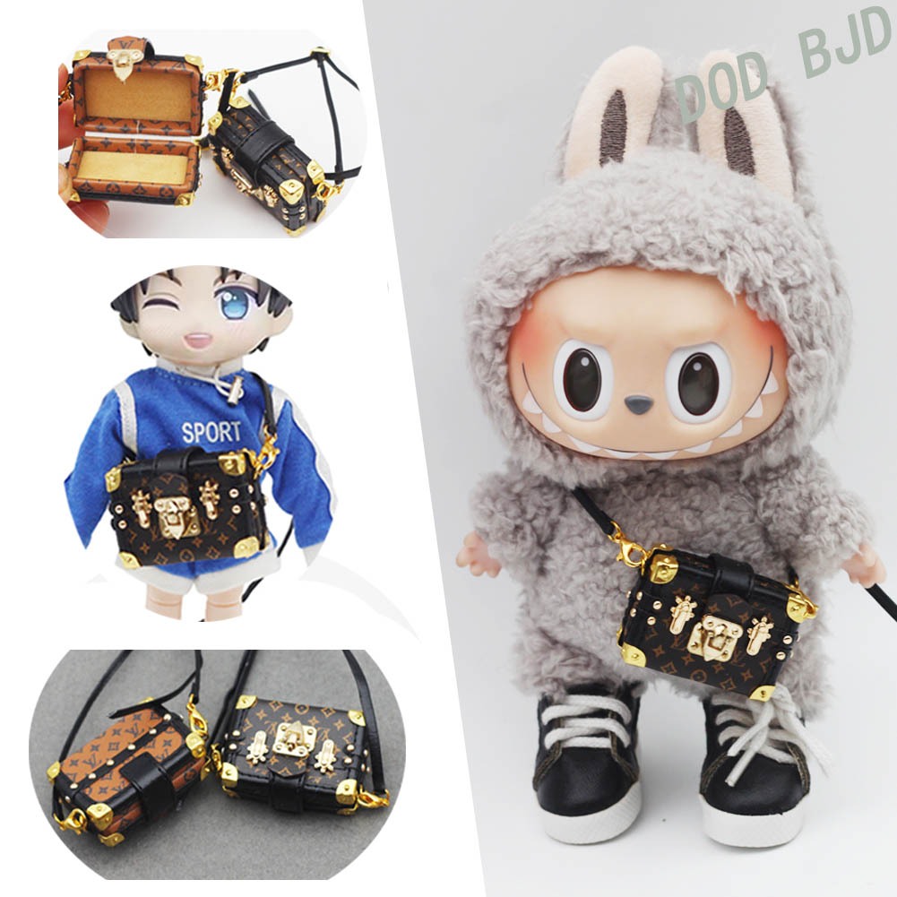 Labubu กระเป๋า OB11 กระเป๋าสะพายข้างสําหรับ DIMOO WORLD Liila baby สามมาการองกระต่าย LULU หมู Labubu