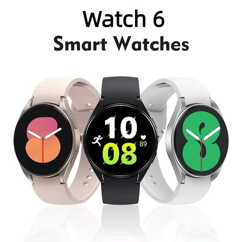 Hot Sale สมาร์ทวอทช์ Samsung Galaxy watch 6 Smarwatch นาฬิกาดิจิตอลสําหรับผู้หญิง Smart watch สําหรั