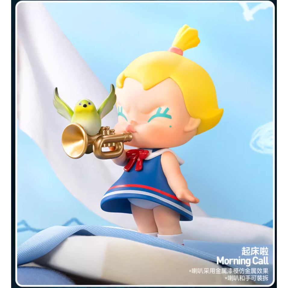 Popmart Bubble Matt Baby Molly เมื ่ อฉันอายุสามปีซีรีส ์ กล ่ องตาบอดทํามือเล ่ นน ้ ํา