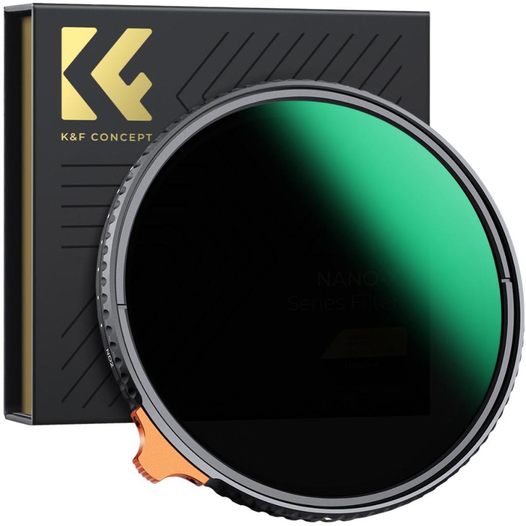 K&f Concept 86mm 95mm Variable ND Filter ND2-ND400 (หยุด 1-9) ฟิลเตอร์เลนส์กันน้ํากันรอยขีดข่วน Nano
