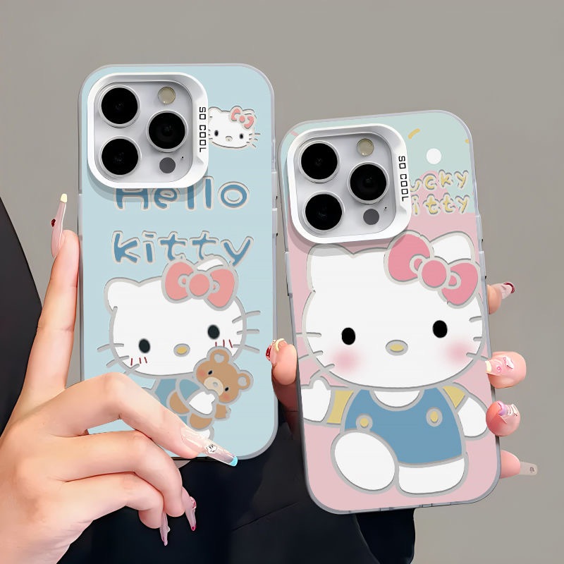 SAMSUNG การ์ตูนน่ารักhello KittyกรณีSamsung galaxy A06 A35 A13 A55 A15 A73 A72 A54 A53 A52 A52S A34 