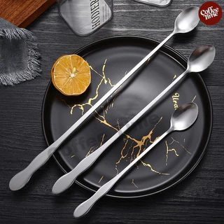 ช้อนคนด้ามยาว สแตนเลส มีให้เลือก ยาว 20/26cm stirring spoon CoffeeTimeShop