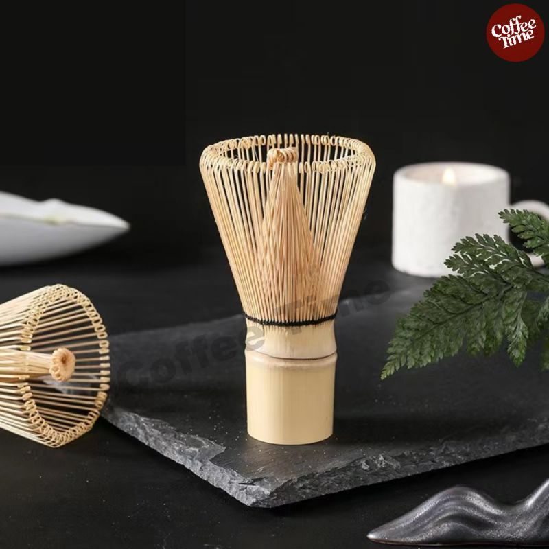 แปรงชงชา ไม้ไผ่ สำหรัยชงชาเขียวมัทฉะ(Matcha Whisk Chasen) อุปกรณ์ชงมัทฉะญี่ปุ่น CoffeeTimeShop