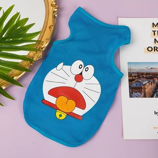 sunscreen Cartoon printed pet Clothes Cat and dog shirt