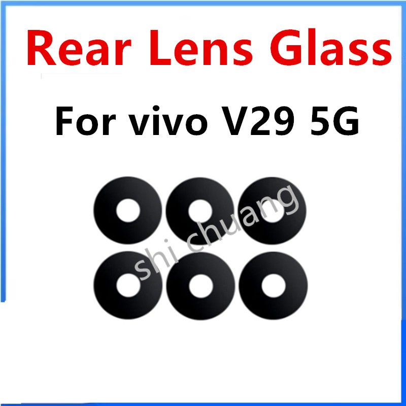 เลนส์กล้องด้านหลังด้านหลังสําหรับ vivo V29 5G พร้อมสติกเกอร์กาว V2250