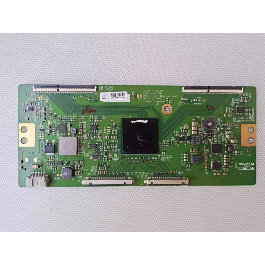 Tcon Board V15 43UHD TM240 ควบคุม V0.3 6870C-0568A ทีวี T-CON Logic Board สําหรับ LC430EQL-SHA2