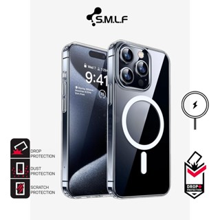 SMLF Clear Anti-Yellow Magnetic Case For iPhone 17 Pro Max 1…