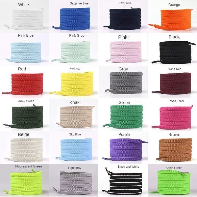 โลหะรองเท้าหัวเข็มขัดเชือกผูกรองเท้า100ซม./0.8ซม.รองเท้าลูกไม้รองเท้าแบนลูกไม้รอบเชือกผูกรองเท้าอุปกรณ์เสริมเหมาะสําหรับรองเท้ากีฬาและรองเท้า