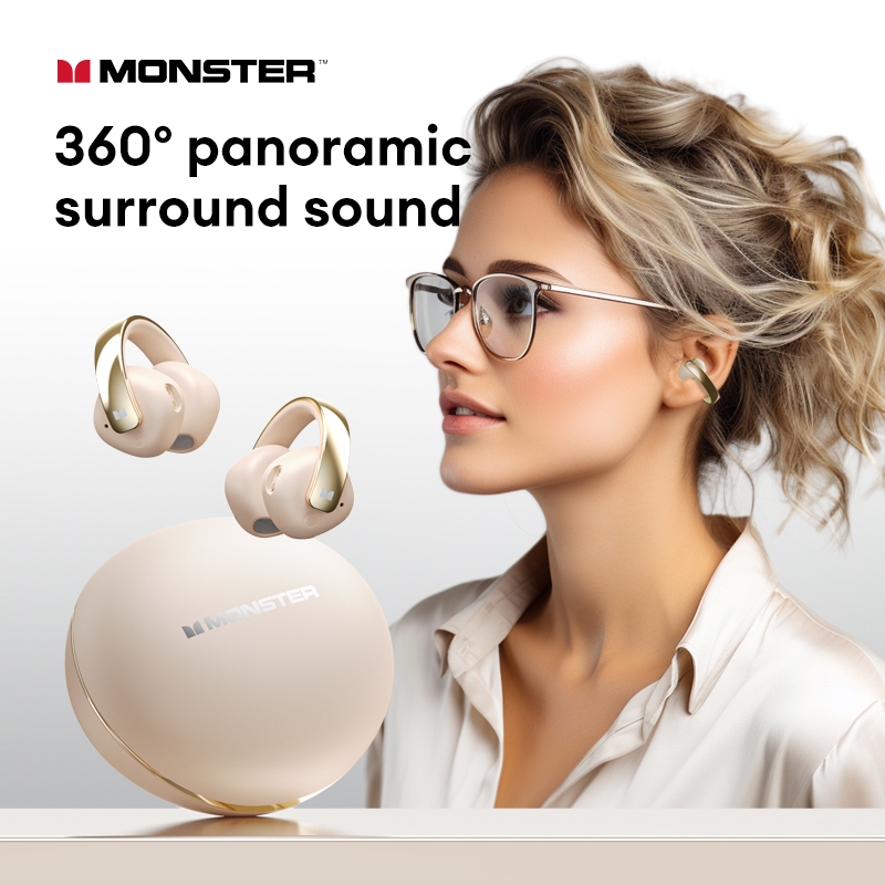 Monster XKT30 หูฟังบลูทูธ HD Call การตัดเสียงรบกวนอัจฉริยะอายุการใช ้ งานแบตเตอรี ่ ยาวนานความล ่ าช ้ าต ่ ํา