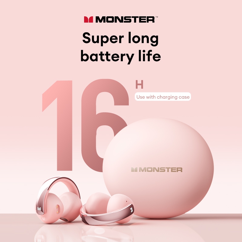 Monster XKT30 หูฟังบลูทูธ HD Call การตัดเสียงรบกวนอัจฉริยะอายุการใช ้ งานแบตเตอรี ่ ยาวนานความล ่ าช ้ าต ่ ํา