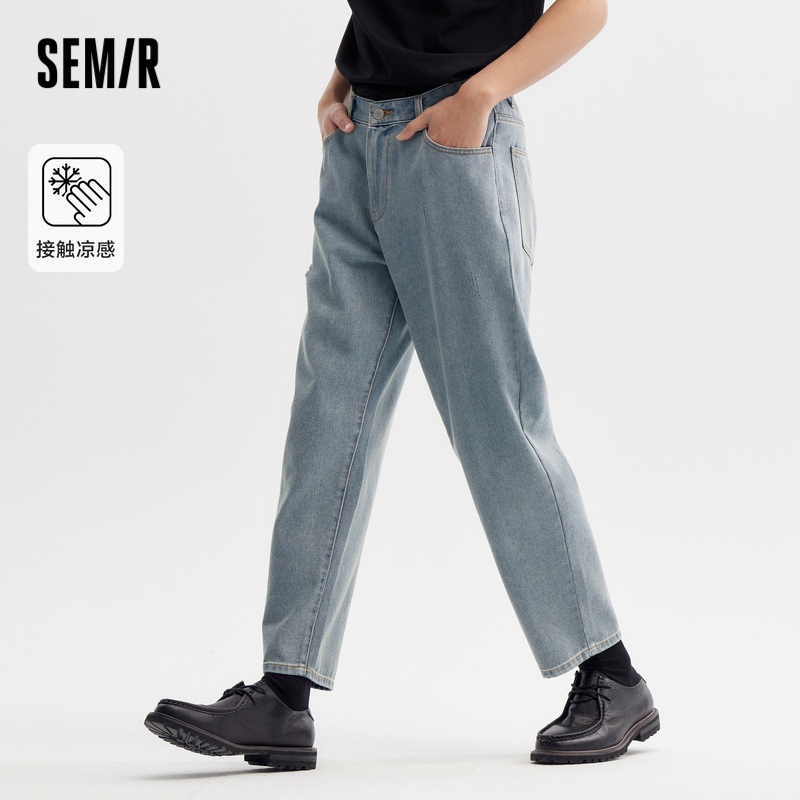 Semir กางเกงยีนส์ขายาวผู้ชาย ฤดูร้อน 2024