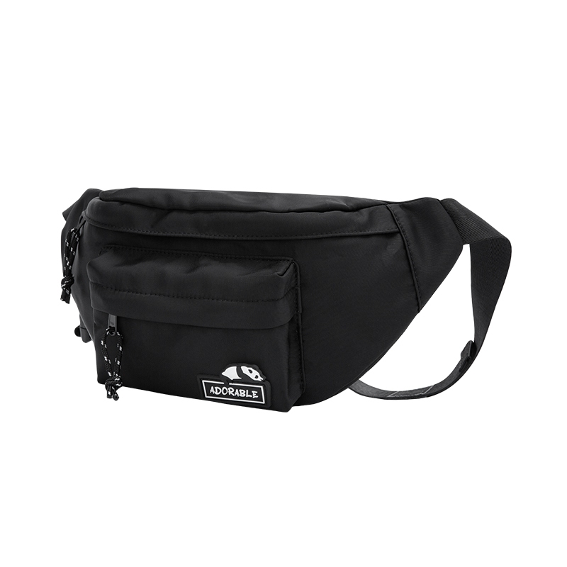 Senma Messenger Bag Male Panda Series กระเป๋าคาดเอวกีฬาสไตล์กลางแจ้ง 2024 สไตล์ใหม่กระเป๋าเป้สะพายหลังคู่อินเทรนด์ Texture