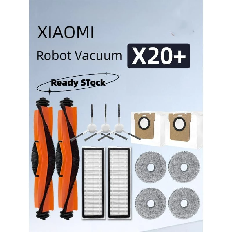 Xiaomi Robot Vacuum X20+ C102 อุปกรณ ์ ทําความสะอาดแปรงด ้ านข ้ างหลักกรอง Mop กล ่ องฝุ ่ น