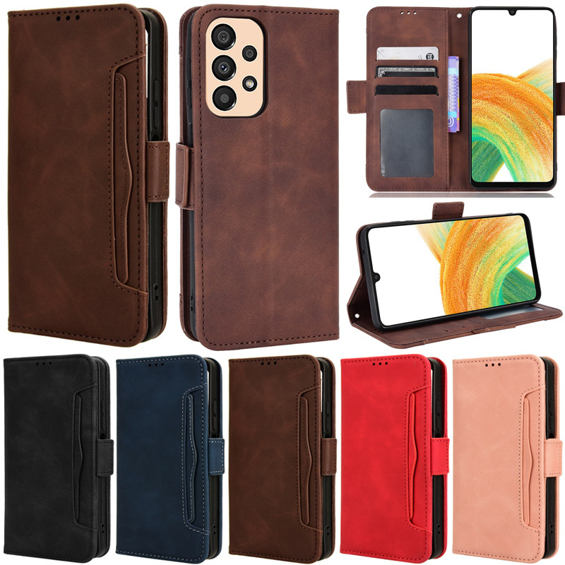 SAMSUNG หรูหราปลอกสําหรับsamsung Galaxy A52 A72 A52s A12 A51 A71 A21s A22 5G A04e M04 F04 M12 F12 M33 M53 M13 5G A02s A03s A42 A04s A04s A42 ฝาครอบหนังPu
