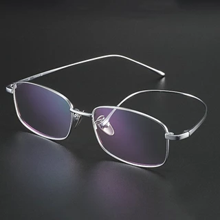 Ultralight ยืดหยุ่นไทเทเนียมกรอบแว่นตา Unisex Retro ขนาดเล็กกรอบแว่นตาแฟชั่นแว่นตาสําหรับผู้หญิงผู้ชาย 8027