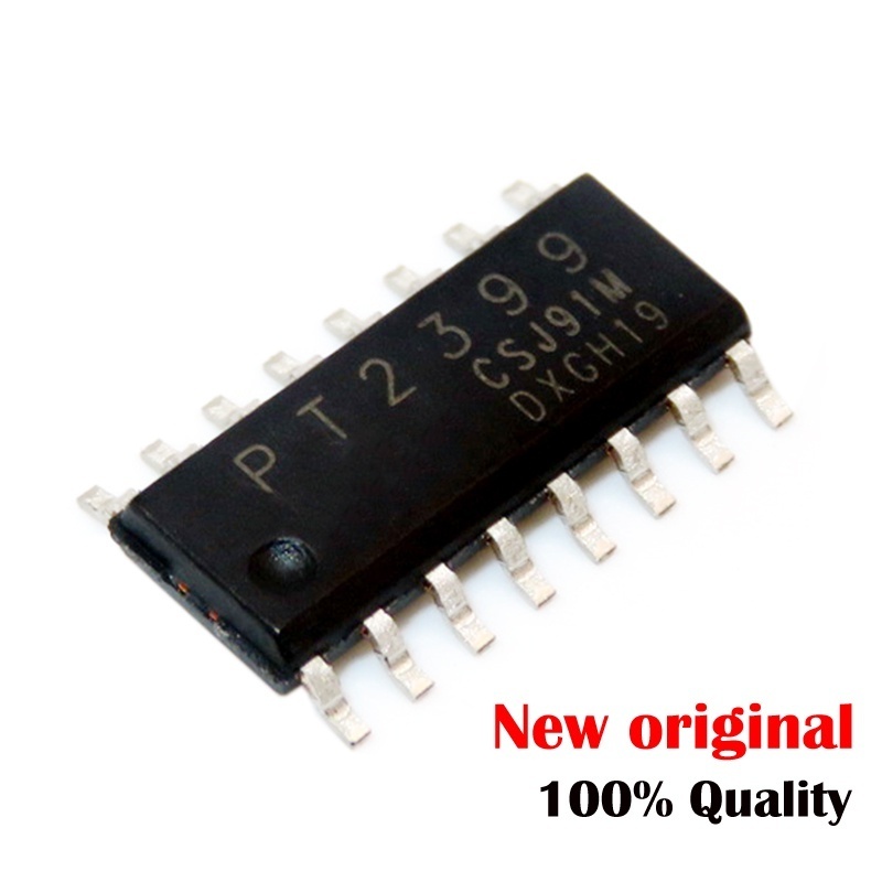 10 ชิ้นส่วนประกอบอิเล็กทรอนิกส์ PT2399 SOP PT2399 SOP-16 2399 SOP16 SMD พิเศษ