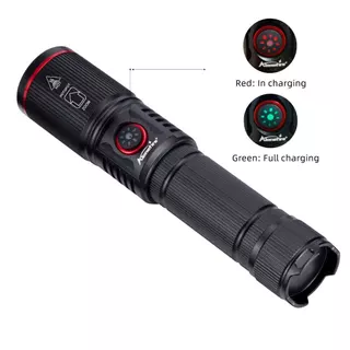 Alonefire SV96 มัลติฟังก์ชั่น 4 in 1 Zoomable High Power ไฟฉาย LED RGB USB ชาร์จการถ่ายภาพไฟฉาย