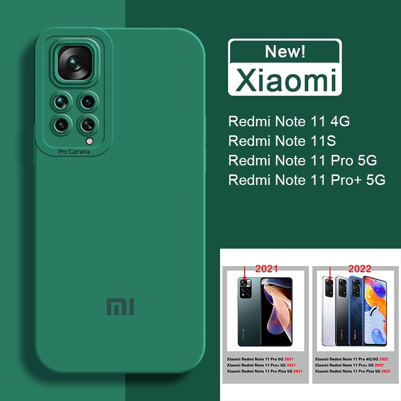 เคสซิลิโคนนิ่ม สีพื้น สําหรับ Xiaomi Redmi Note 11 Pro 5G Plus + 12 11E 11S 11R 4G 2022